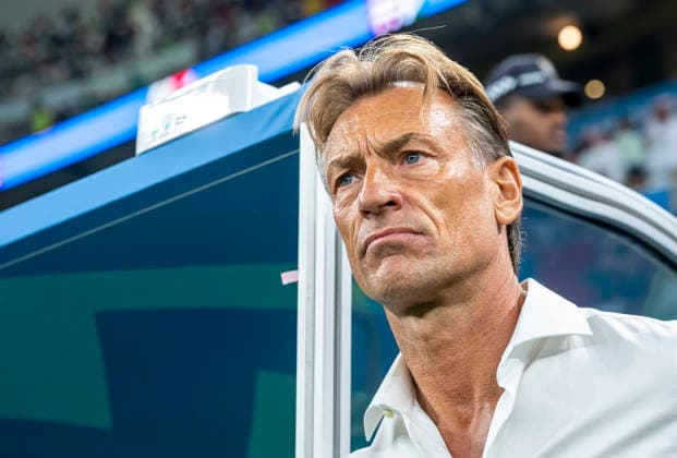Morocco v Saudi Arabia : FIFA Arab Cup 2025 Herve Renard head coach of Saudi Arabia looks on prior to the Group B FIFA Arab Cup 2025 match between Morocco v Saudi Arabia at Lusail Stadium in Doha, Qatar, on December 08, 2025. DOHA Qatar Copyright: xNOUSHADxTHEKKAYILx