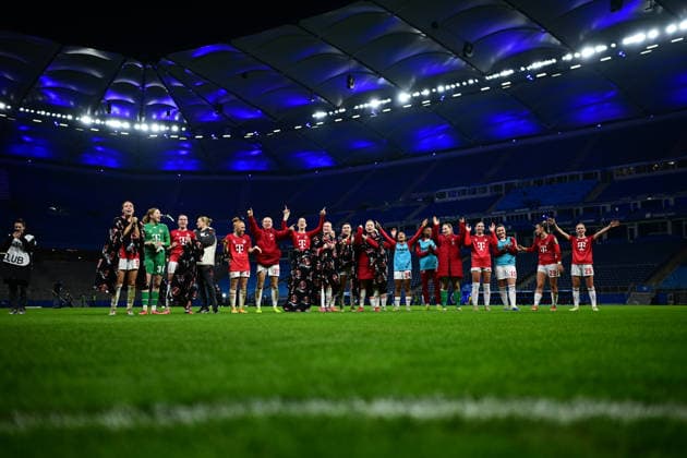 Fußball I Frauen I Saison 2025-2026 I Bundesliga I 12. Spieltag I Hamburger SV - 1. FC Köln I 08.12.2025 Jubel, Begeisterung, Enthusiasmus, Euphorie, Freude, Glücksgefühl, Heiterkeit bei: 1. FC Köln Frauen Hamburg Volkspark, Volksparkstadion, Stadion, Volkspark-Stadion Hamburg Deutschland Copyright: xLobeca FelixxSchlikisx