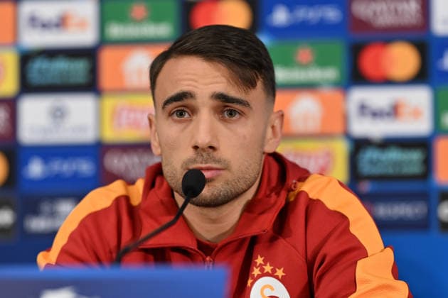 Ahead of Monaco v Galatasaray - UEFA Champions League MONACO, MONACO - DECEMBER 08: Yunus Akgun of Galatasaray speaks during a press conference, PK, Pressekonferenz ahead of the UEFA Champions League group stage week 6 match between Monaco and Galatasaray at Stade Louis II in Monaco, Monaco on December 08, 2025. Mustafa Yalcin Anadolu Monaco Monaco. Editorial use only. Please get in touch for any other usage.  Copyright: x2025xAnadoluxMustafaxYalcinx