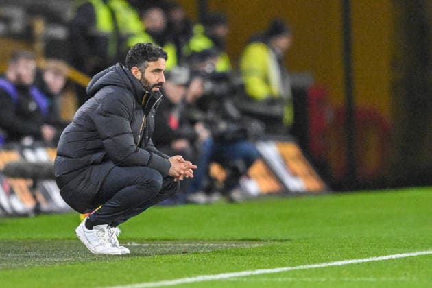 Wolverhampton Wanderers v Manchester United, ManU Premier League Manchester United manager Ruben Amorim during the Premier League match at Molineux, Wolverhampton 08 12 2025 UK Newspapers OUT Copyright: xKarlxVallantinex FIL-22611-0080