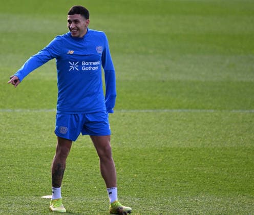 0912.2025, xophax, Fussball , UEFA Champions League , 2025 2026 , Bayer Leverkusen , Training vor dem Spiel gegen Newcastle United. Equi Fernandez ( Bayer 04 Leverkusen ) Leverkusen
