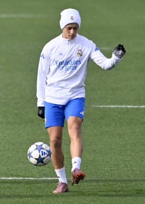 Training session ahead of Real Madrid v Manchester City - UEFA Champions League MADRID, SPAIN - DECEMBER 9: Arda Guler of Real Madrid attends the training session ahead of UEFA Champions League week 6 football match against Manchester City at Valdebebas training grounds in Madrid, Spain on December 9, 2025. Burak Akbulut Anadolu Madrid Spain. Editorial use only. Please get in touch for any other usage.  Copyright: x2025xAnadoluxBurakxAkbulutx