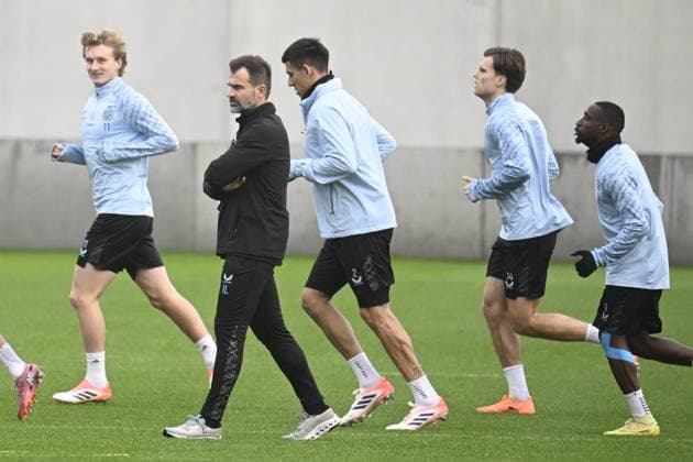 Club Brugge v Arsenal - UEFA Champions League Media Activities 09 12 2025 WESTKAPELLE, BELGIUM - DECEMBER 09 : Leko Ivan, Head coach of Club Brugge pictured during a training session ahead of the UEFA Champions League 2025 26 League Phase MD6 match between Club Brugge and Arsenal on December 9, 2025 in Westkapelle, Belgium, 09 12 2025 Westkapelle Belgium  Copyright: xPeterxDexVoechtx
