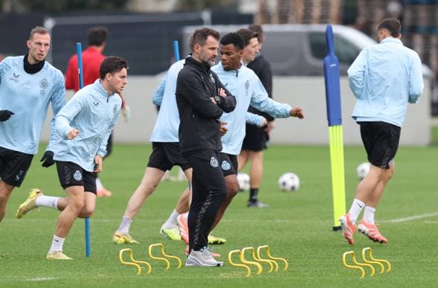 Club s head coach Ivan Leko pictured during a training session of Belgian soccer team Club Brugge KV, on Tuesday 09 December 2025 in Brugge. The team is preparing for tomorrow s game against English team Arsenal F.C., on day six of the League phase of the UEFA Champions League tournament. BRUNOxFAHY  x147640668x