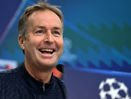 0912.2025, xophax, Fussball , UEFA Champions League , 2025 2026 , Bayer Leverkusen ,Pressekonferenz vor dem Spiel gegen Newcastle United. Trainer Kasper Hjulmand ( Bayer 04 Leverkusen ) Leverkusen