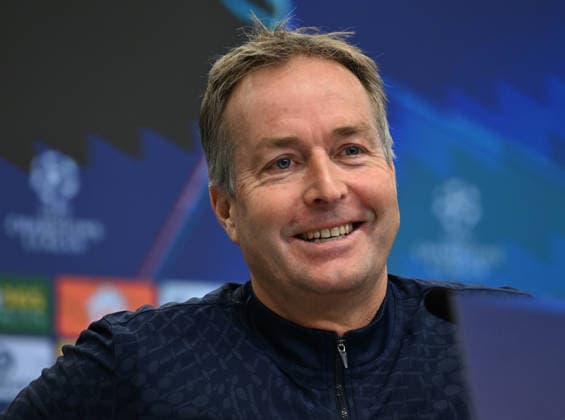 0912.2025, xophax, Fussball , UEFA Champions League , 2025 2026 , Bayer Leverkusen ,Pressekonferenz vor dem Spiel gegen Newcastle United. Trainer Kasper Hjulmand ( Bayer 04 Leverkusen ) Leverkusen