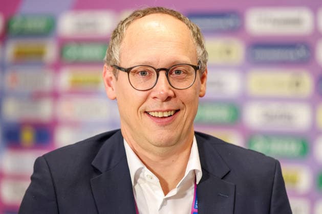 09.12.2025, Handball WM Frauen, Viertelfinale, Deutschland - Brasilien, 27th IHF Women s Handball World Championship, WM, Weltmeisterschaft Westfalenhalle Dortmund: Mark Schober Nordrhein-Westfalen Deutschland