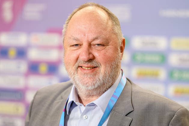 09.12.2025, Handball WM Frauen, Viertelfinale, Deutschland - Brasilien, 27th IHF Women s Handball World Championship, WM, Weltmeisterschaft Westfalenhalle Dortmund: DHB-Präsident Andreas Michelmann Nordrhein-Westfalen Deutschland