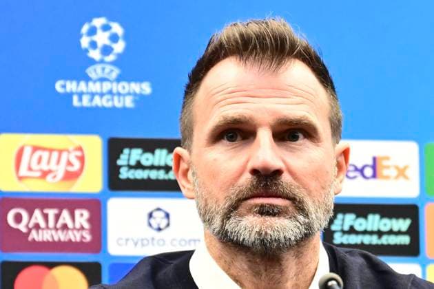 Club Brugge v Arsenal - UEFA Champions League Media Activities 09 12 2025 BRUGGE, BELGIUM - DECEMBER 09 : Leko Ivan head coach of Club Brugge talking to the press during a press conference, PK, Pressekonferenz ahead of the UEFA Champions League 2025 26 League Phase MD6 match between Club Brugge and Arsenal on December 9, 2025 in Brugge, Belgium, 09 12 2025 Brugge Belgium  Copyright: xPeterxDexVoechtx