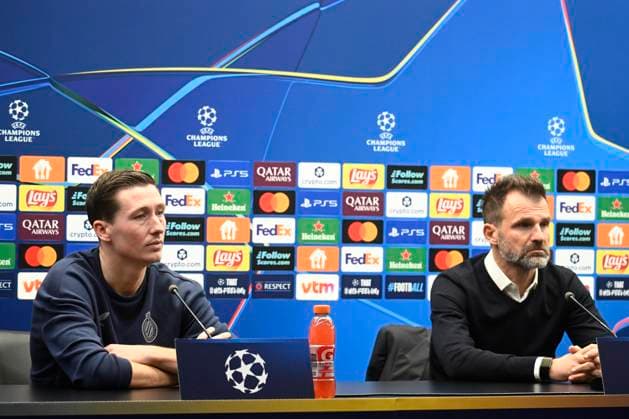 Club Brugge v Arsenal - UEFA Champions League Media Activities 09 12 2025 BRUGGE, BELGIUM - DECEMBER 09 : Vanaken Hans midfielder of Club Brugge and Leko Ivan head coach of Club Brugge talking to the press during a press conference, PK, Pressekonferenz ahead of the UEFA Champions League 2025 26 League Phase MD6 match between Club Brugge and Arsenal on December 9, 2025 in Brugge, Belgium, 09 12 2025 Brugge Belgium  Copyright: xPeterxDexVoechtx
