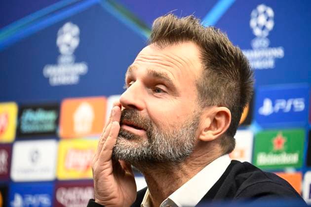 Club Brugge v Arsenal - UEFA Champions League Media Activities 09 12 2025 BRUGGE, BELGIUM - DECEMBER 09 : Leko Ivan head coach of Club Brugge talking to the press during a press conference, PK, Pressekonferenz ahead of the UEFA Champions League 2025 26 League Phase MD6 match between Club Brugge and Arsenal on December 9, 2025 in Brugge, Belgium, 09 12 2025 Brugge Belgium  Copyright: xPeterxDexVoechtx