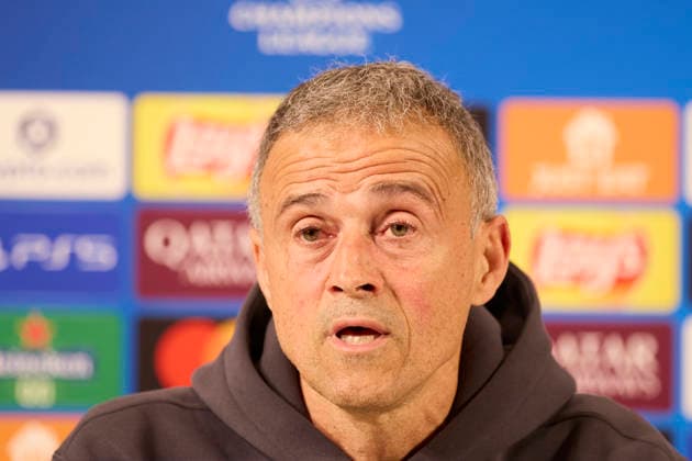 Athletic Club v Paris Saint-Germain FC - UEFA Champions League 2025-26 League Phase MD6 Luis Enrique head coach of Paris Saint-Germain looks on during the press conference, PK, Pressekonferenz prior to the UEFA Champions League 2025-26 League Phase MD6 match between Athletic Club and Paris Saint-Germain FC at San Mames on December 9, 2025, in Bilbao, Spain. Bilbao San Mames Basque Coountry Spain RL_ATHvPSG_CL_000047 Copyright: xRicardoxLarreinax