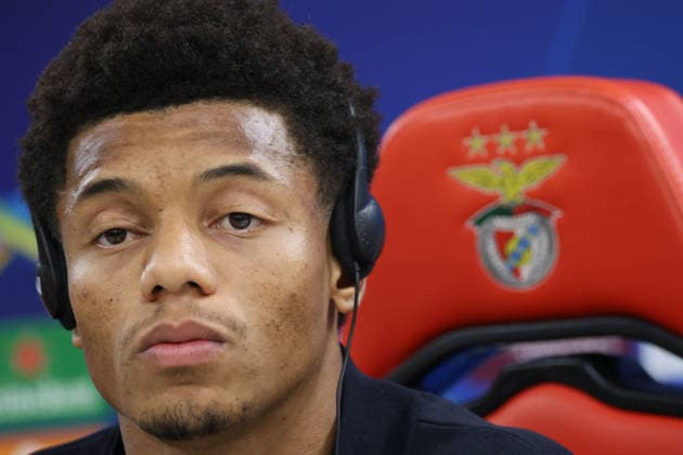 Benfica - Napoli conferenza pre partita David Neres of SSC Napoli During the pre-match press conference, PK, Pressekonferenz on December 09, 2025, between FC Benfica and SCC Napoli in the Champions League at the Da Luz Stadium in Lisbon. In the photo: Lisbona STADIO DA LUZ LISBONA PORTOGALLO Copyright: xFABIOxSASSOxFabioxSassox 2L8A5380