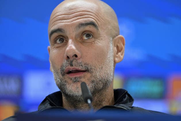 Ahead of Real Madrid v Manchester City - UEFA Champions League MADRID, SPAIN - DECEMBER 9: Head coach Pep Guardiola of Manchester City attends a press conference, PK, Pressekonferenz with the attendance of his player Bernardo Silva (not seen) ahead of UEFA Champions League week 6 football match between Real Madrid and Manchester City at Bernabeu Stadium in Madrid, Spain on December 9, 2025. Burak Akbulut Anadolu Madrid Spain. Editorial use only. Please get in touch for any other usage.  Copyright: x2025xAnadoluxBurakxAkbulutx