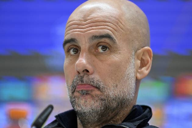 Ahead of Real Madrid v Manchester City - UEFA Champions League MADRID, SPAIN - DECEMBER 9: Head coach Pep Guardiola of Manchester City attends a press conference, PK, Pressekonferenz with the attendance of his player Bernardo Silva (not seen) ahead of UEFA Champions League week 6 football match between Real Madrid and Manchester City at Bernabeu Stadium in Madrid, Spain on December 9, 2025. Burak Akbulut Anadolu Madrid Spain. Editorial use only. Please get in touch for any other usage.  Copyright: x2025xAnadoluxBurakxAkbulutx