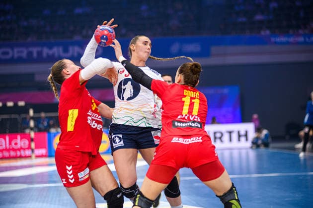 DORTMUND, GERMANY - 9 DECEMBER, 2025: Deila Thale Rushfeldt - Women s Handball World Championship, WM, Weltmeisterschaft 2025 Norway vs Montenegro at Westfallenhalle.  Copyright: xVitaliixKliuievx