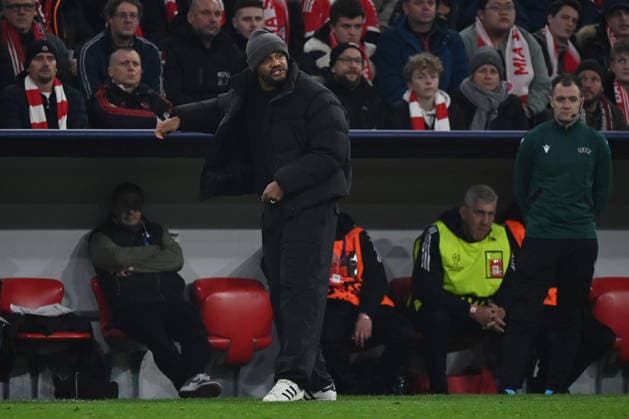 09.12.2025, xjrdrx, Fussball UEFA Champions League, FC Bayern Muenchen - Sporting Lissabon v.l. Trainer head coach Vincent Kompany (FC Bayern Muenchen) (DFL DFB REGULATIONS PROHIBIT ANY USE OF PHOTOGRAPHS as IMAGE SEQUENCES and or QUASI-VIDEO) Muenchen