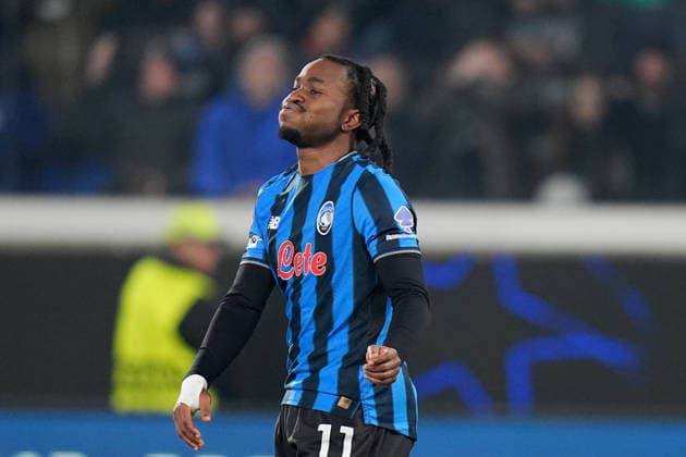 Atalanta s Ademola Lookman during the Uefa Champions League soccer match between Atalanta and Chelsea at the New Balance Arena in Bergamo , north Italy - Wednesday , December 9 , 2025. - Soccer .  Copyright: xSpada LaPressex