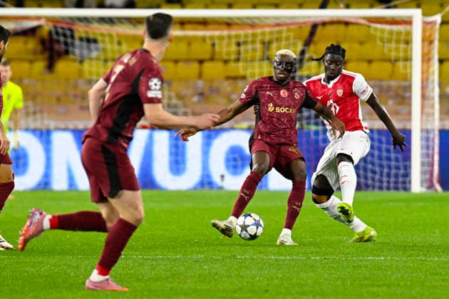 FOOTBALL : AS Monaco VS Galatasaray SK - UEFA Champions League - 09 12 2025 Victor Osimhen (Galatasaray SK) - UEFA Champions League match between AS Monaco and Galatasaray SK on December 9, 2025 at the Louis II Stadium in Monaco. MonacoMonaco  Copyright: xWilliamxCannarellax