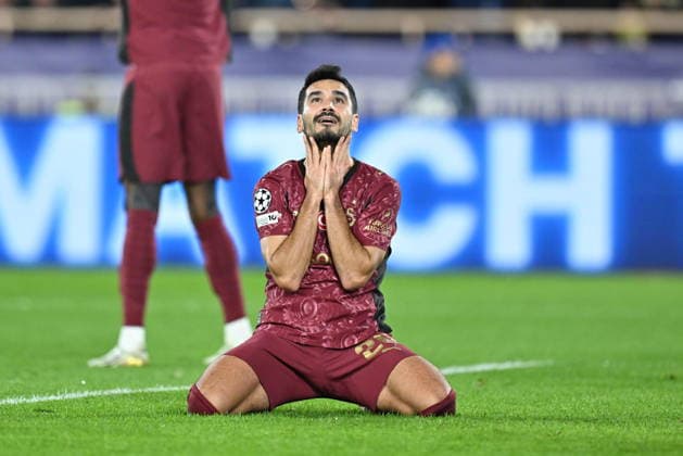 Monaco v Galatasaray - UEFA Champions League MONACO, MONACO - DECEMBER 09: Ilkay Gundogan of Galatasaray reacts during the UEFA Champions League group stage week 6 match between Monaco and Galatasaray at Stade Louis II in Monaco, Monaco on December 09, 2025. Mustafa Yalcin Anadolu Monaca Monaco. Editorial use only. Please get in touch for any other usage.  Copyright: x2025xAnadoluxMustafaxYalcinx