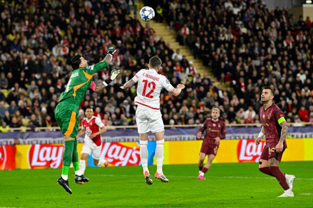 FOOTBALL : AS Monaco VS Galatasaray SK - UEFA Champions League - 09 12 2025 UEFA Champions League match between AS Monaco and Galatasaray SK on December 9, 2025 at the Louis II Stadium in Monaco. MonacoMonaco  Copyright: xWilliamxCannarellax