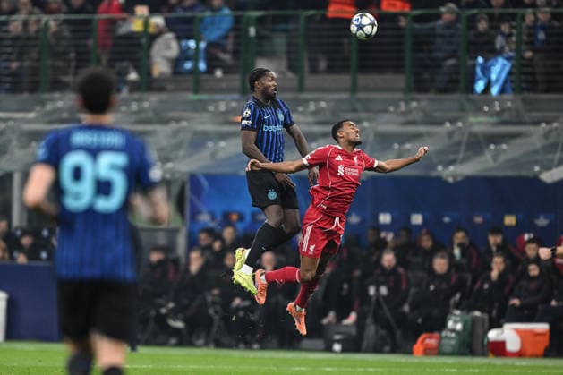 Marcus Thuram of FC Inter in action during the UEFA Champions League stage match Phase MD6 between Inter FC Internazionale and Liverpool FC, on 9th of December 2025, at Giuseppe Meazza San Siro Siro stadium in Milan, Italy  Copyright: xTizianoxBallabio IPAxSportx xipa-agency.netx xx IPA_68962335 IPA_Agency_IPA68962335