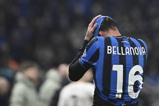 Atalanta v Chelsea - UEFA Champions League BERGAMO, ITALY, DECEMBER 09: Raoul Bellanova, of Atalanta, reacts during the League phase UEFA Champions League football match between Atalanta and Chelsea at the Stadio di Bergamo, Italy, on December 09, 2025. Isabella Bonotto Anadolu Italy Italy. Editorial use only. Please get in touch for any other usage.  Copyright: x2025xAnadoluxIsabellaxBonottox