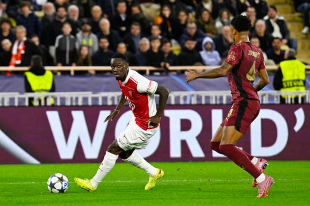 FOOTBALL : AS Monaco VS Galatasaray SK - UEFA Champions League - 09 12 2025 Folarin Balogun (ASM) - UEFA Champions League match between AS Monaco and Galatasaray SK on December 9, 2025 at the Louis II Stadium in Monaco. MonacoMonaco  Copyright: xWilliamxCannarellax