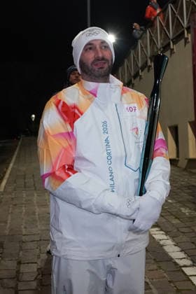 Passage To Perugia Of The Olympic Flame And Ceremony Andrea Giovi is the head coach of Bartoccini MC Restauri Perugia during the Tedophore of Milan Cortina 2026, the passage of the Olympic torch and ceremony in Perugia, Italy, on December 9, 2025. Perugia Italy  Copyright: xLorisxCerquiglinix originalFilename:cerquiglini-notitle251209_npLBO.jpg