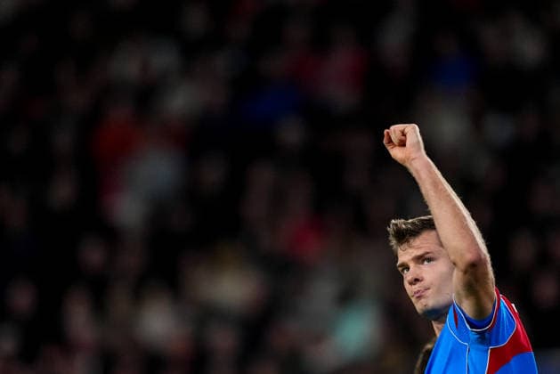 FuÃŸball, CL, PSV Eindhoven - Atletico Madrid EINDHOVEN, NETHERLANDS - DECEMBER 9: Alexander Sorloth of Atletico de Madrid celebrates after scoring his team s third goal during the UEFA Champions League 2025 26 League Phase MD6 match between PSV Eindhoven and Atletico de Madrid at PSV Stadion on December 9, 2025 in Eindhoven, Netherlands. (Photo by Rene Nijhuis) SPO  Copyright: xRenexNijhuis