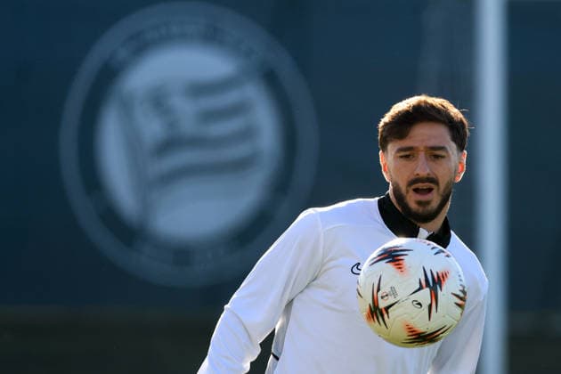 SOCCER - UEFA EL, Sturm vs Red Star GRAZ,AUSTRIA,10.DEC.25 - SOCCER - UEFA Europa League, SK Sturm Graz vs Red Star Belgrade, training Sturm, preview. Image shows Otar Kiteishvili (Sturm).  GEPAxpictures xMarioxBuehner-Weinrauch