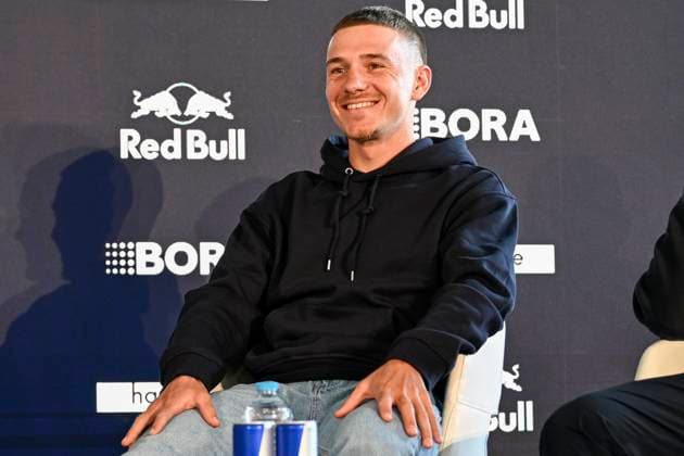 Media day of Red Bull-BORA-hansgrohe BINISSALEM, SPAIN - DECEMBER 10 : Evenepoel Remco (BEL) of Red Bull BORA - Hansgrohe pictured during the media day of the Red Bull-BORA-hansgrohe cycling team at Central Studios Mallorca on December 10, 2025 in Binissalem, Spain, 10 12 2025 Binissalem Spain  Copyright: xJanxDexMeuleneirx