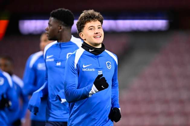 Midtjylland v KRC Genk - UEFA Europa League Media Activities 10 12 2025 MIDTJYLLAND, DENMARK - DECEMBER 10 : Karetsas Konstantinos midfielder of KRC Genk pictured during a training session ahead of the UEFA Europa League 2025 26 League Phase MD6 match between Midtjylland and KRC Genk on December 10, 2025 in Midtjylland, Denmark, 10 12 2025 Midtjylland Denmark  Copyright: xTomasxSiskx