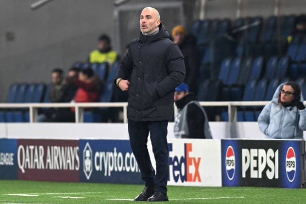 ENZO MARESCA, Coach, Chelsea, Champions League 2025-26, Atalanta-Chelsea 2-1, azione, action, single shot CHAMPIONS LEAGUE 2025-26 ATALANTA-CHELSEA 2-1