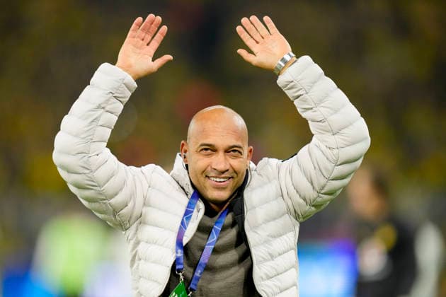 Dede gestures during the UEFA Champions League 2025 26 League Phase MD6 match between Borussia Dortmund and FK Bodo Glimt at BVB Stadion Dortmund on December 10, 2025 in Dortmund, Germany. (Photo by Alex Gottschalk DeFodi Images)