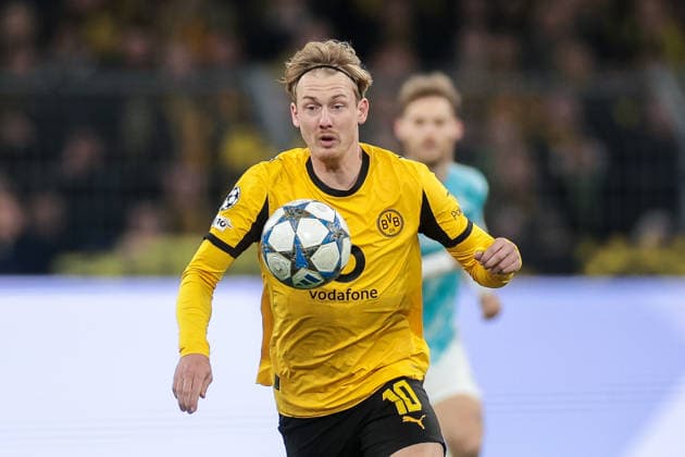 10.12.2025, Fussball, Saison 2025 2026, UEFA Champions League, Spieltag 6, Borussia Dortmund - FK Bodo Glimt, Julian Brandt (Borussia Dortmund), Dortmund Signal Iduna Park NRW Deutschland xRHR-FOTO DEx Copyright: DennisxEwert RHR-FOTOx RHR-FOTO DE
