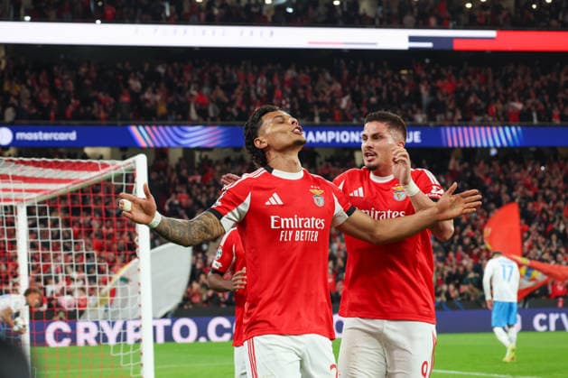 Benfica - Napoli Goal the Richard Rios of Benfica During the pre-match press conference, PK, Pressekonferenz on December 10, 2025, between FC Benfica and SCC Napoli in the Champions League at the Da Luz Stadium in Lisbon. In the photo: Lisbona STADIO DA LUZ LISBONA PORTOGALLO Copyright: xFABIOxSASSOxFabioxSassox Benfica Napoli2025_12_10Fabio Sasso1511