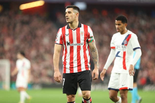 Athletic Club v Paris Saint-Germain - UEFA Champions League 2025 26 League Phase MD1 Athletic Club v Paris Saint-Germain PSG - UEFA Champions Yuri Berchiche (Athletic Club) looks on, Credit:Juan Lazkano Avalon Spain, Basque Country, Bilbao, San Mames  Copyright: xJuanxLazkanox xAvalonx 1058232986