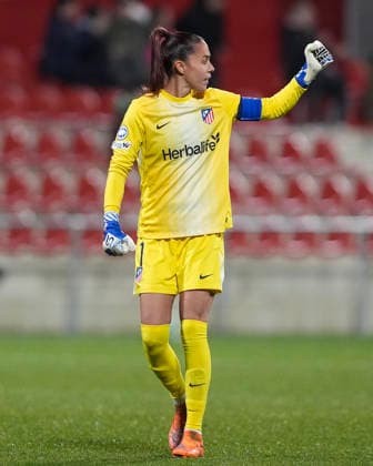 CLUB ATLETICO DE MADRID v FC BAYERN MUNCHEN. UEFA WOMEN S CHAMPIONS LEAGUE 2025 2026. ROUND 5. Club Atletico de Madrid™s Lola Gallardo celebrates goal during UEFA Women s Champions League, Round 5. December 10,2025.(ALTERPHOTOS Acero) Alcala de HenaresSpain  Copyright: xAcerox