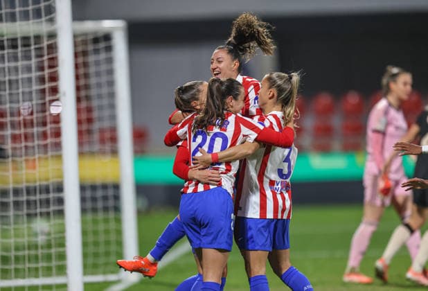 ESP, Madrid, Atletico Madrid vs FC Bayern München, Women s Champions League, Fussball, UEFA, Spielzeit 2025 2026, Centro Deportivo Wanda Alcala de Henares, 5. Spieltag im Bild: Vilde Boe Risa, Tor, Freude, Jubel und Emotion (Gol, alegria, jubilo y emocion) DFB DFL REGULATIONS PROHIBIT ANY USE OF PHOTOGRAPHS AS IMAGE SEQUENCES AND OR QUASI-VIDEO, 10.12.2025 Copyright: HMBxMedia HendrikxHamelau