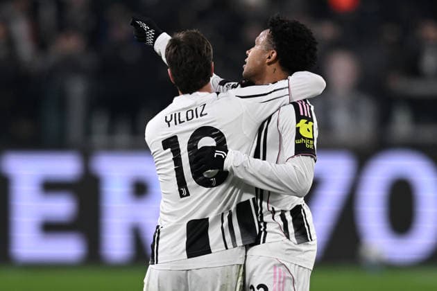 Db Torino 10 12 2025 - Champions League Juventus-Pafos foto Daniele Buffa Image nella foto: esultanza gol Weston McKennie 
