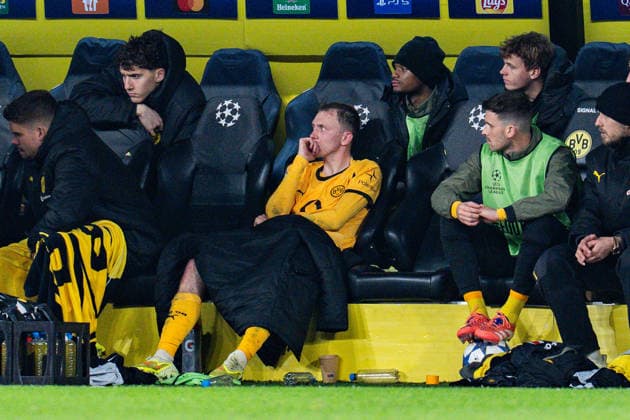 10.12.2025, Borussia Dortmund vs. FK Bodo Glimt, UEFA Champions League, 6.Spieltag Tor zum 2:2 durch Jens Hauge (FK Bodo Glimt 10) Regulations prohibit any use of photographs as image sequences and or quasi video Copyright: xBahhoxKarax