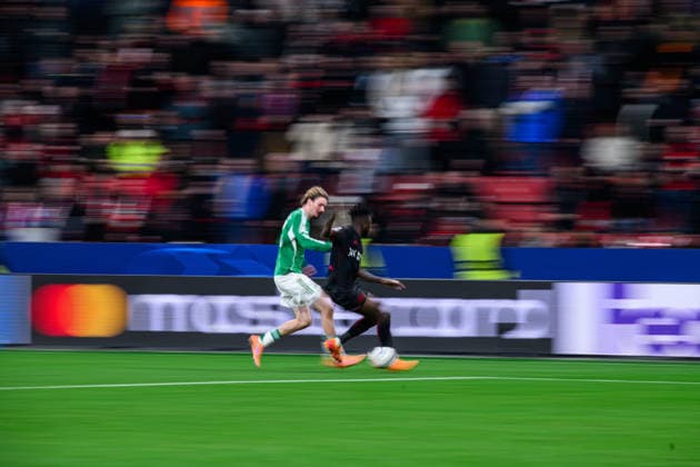 LEVERKUSEN, GERMANY - 10 DECEMBER, 2025: Nick Woltemadem Edmond Tapsoba - UEFA Champions League, match Bayer 04 Leverkusen vs Newcastle United at BayArena.  Copyright: xVitaliixKliuievx