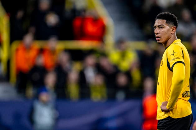 Borussia Dortmund forwarder Jobe Bellingham, during the match Borussia Dortmund vs FK Bodo Glimt at the BVB Stadion Dortmund for the Champions League - League phase - Matchday 6 season 2025-2026 in DORTMUND, Germany on 10 December 2025, (photo by Stefan Koops EYE4images DeFodi Images)