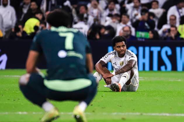 UEFA Champions League soccer match Real Madrid vs Manchester City at Santiago Bernabeu stadium in Madrid, Spain. 10 December 2025 Rodrygo 900 Cordon Press  900 CordonxPress LOF - UEFA Champions League Real Madrid vs Manchester City