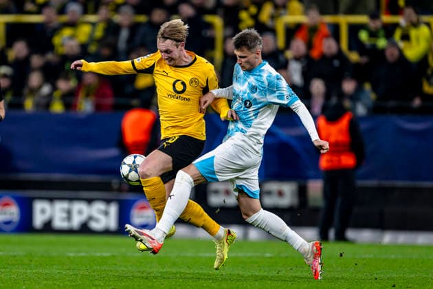 Borussia Dortmund midfielder Julian Brandt, during the match Borussia Dortmund vs FK Bodo Glimt at the BVB Stadion Dortmund for the Champions League - League phase - Matchday 6 season 2025-2026 in DORTMUND, Germany on 10 December 2025, (photo by Stefan Koops EYE4images DeFodi Images)
