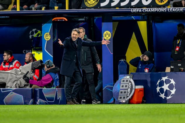 Borussia Dortmund trainer Niko Kovac, during the match Borussia Dortmund vs FK Bodo Glimt at the BVB Stadion Dortmund for the Champions League - League phase - Matchday 6 season 2025-2026 in DORTMUND, Germany on 10 December 2025, (photo by Stefan Koops EYE4images DeFodi Images)