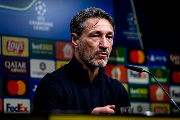 Borussia Dortmund trainer Niko Kovac, during the match Borussia Dortmund vs FK Bodo Glimt at the BVB Stadion Dortmund for the Champions League - League phase - Matchday 6 season 2025-2026 in DORTMUND, Germany on 10 December 2025, (photo by Stefan Koops EYE4images DeFodi Images)