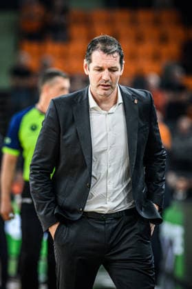 Head Coach Ty Harrelson (ratiopharm ulm) Looks on during the Basketball Eurocup match between ratiopharm ulm and Turk Telekom Ankara at ratiopharm Arena on December 10, 2025 in Neu-Ulm, Germany. (Photo by Harry Langer DeFodi Images)
