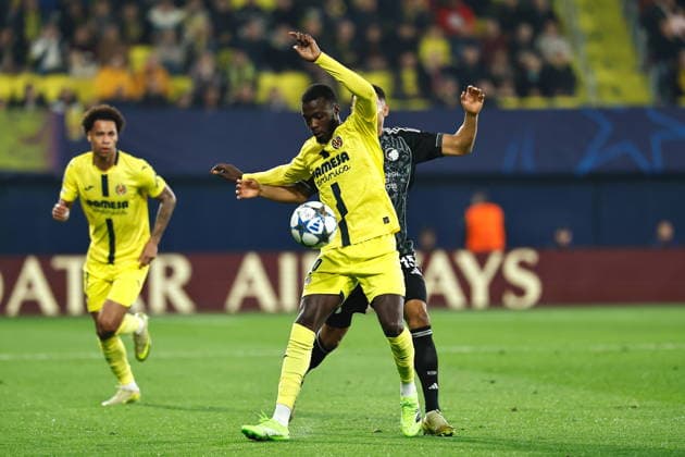 Nicolas Pepe (Villarreal), DECEMBER 10, 2025 - Football Soccer : UEFA Champions League league phase match day 6 between Villarreal CF - FC Copenhagen at the Estadio de la Ceramica in Vila-Real, Spain. Noxthirdxpartyxsales  aflo_313207165